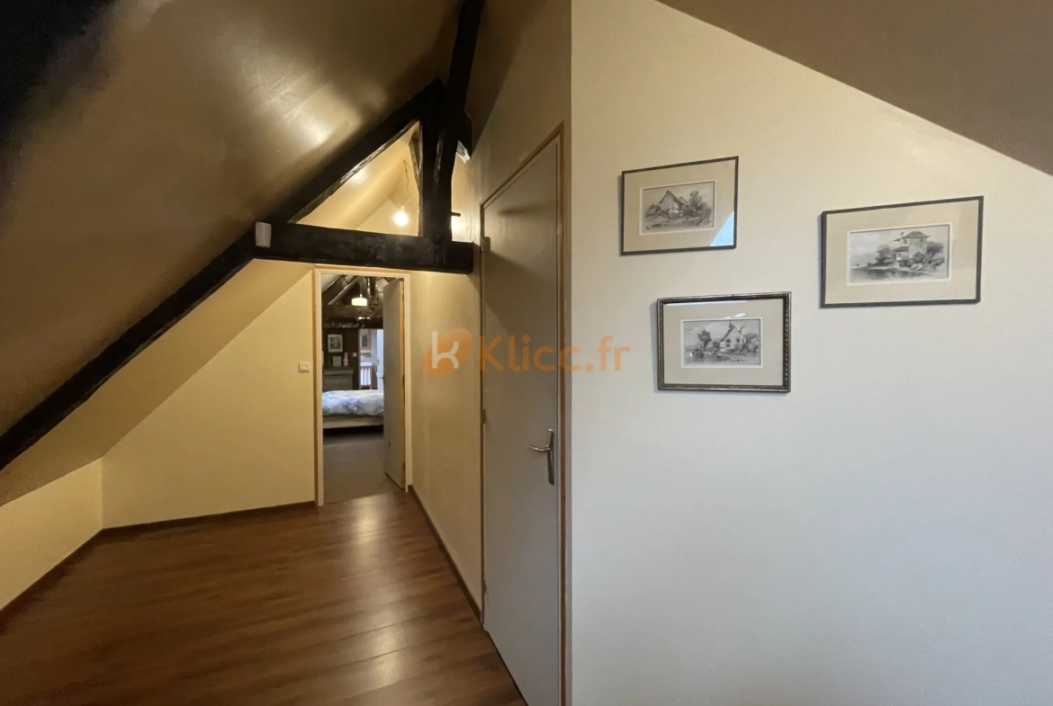 Longère authentique avec 6 chambres, jardin 1600m², proche Veules les Roses 