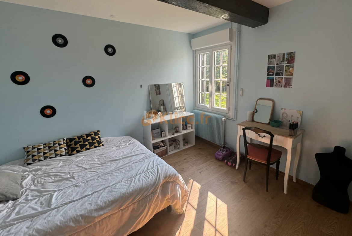 Longère authentique avec 6 chambres, jardin 1600m², proche Veules les Roses 
