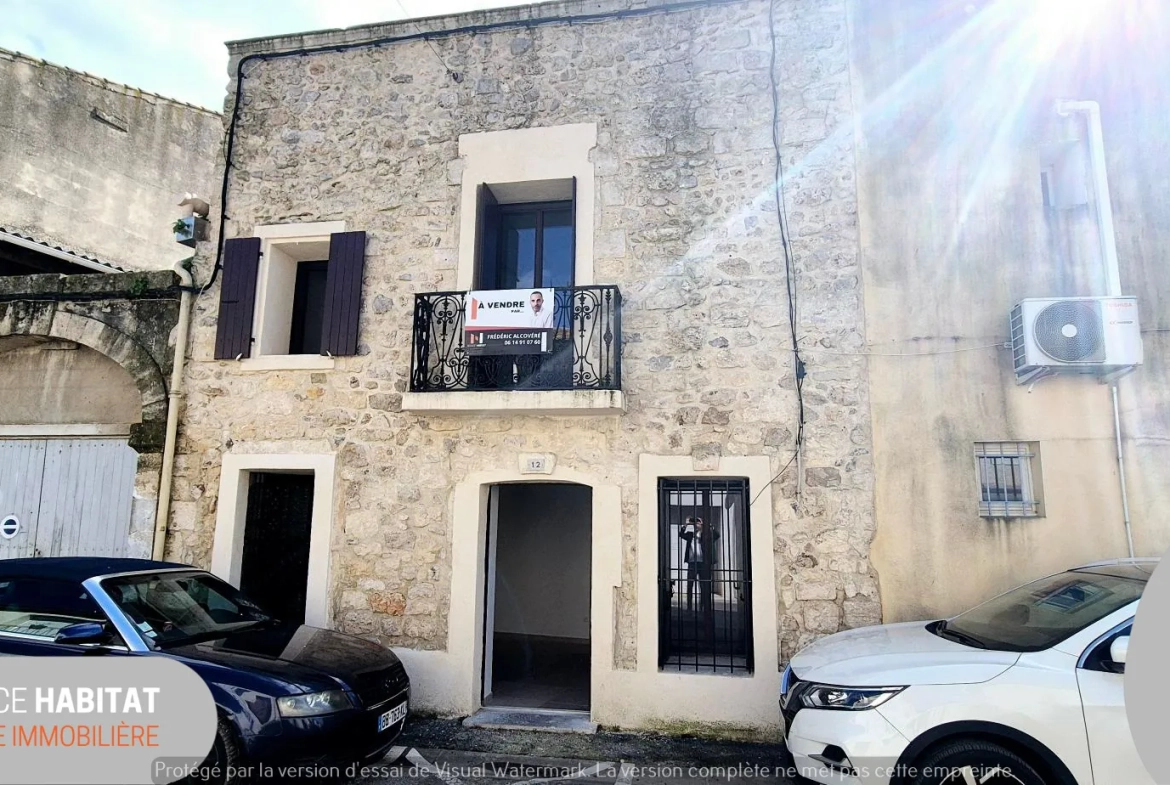 Maison de village T3 rénovée à Mudaison, 65m2, confort moderne 