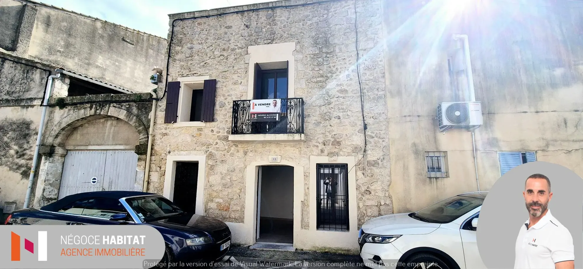 Maison de village T3 rénovée à Mudaison, 65m2, confort moderne 