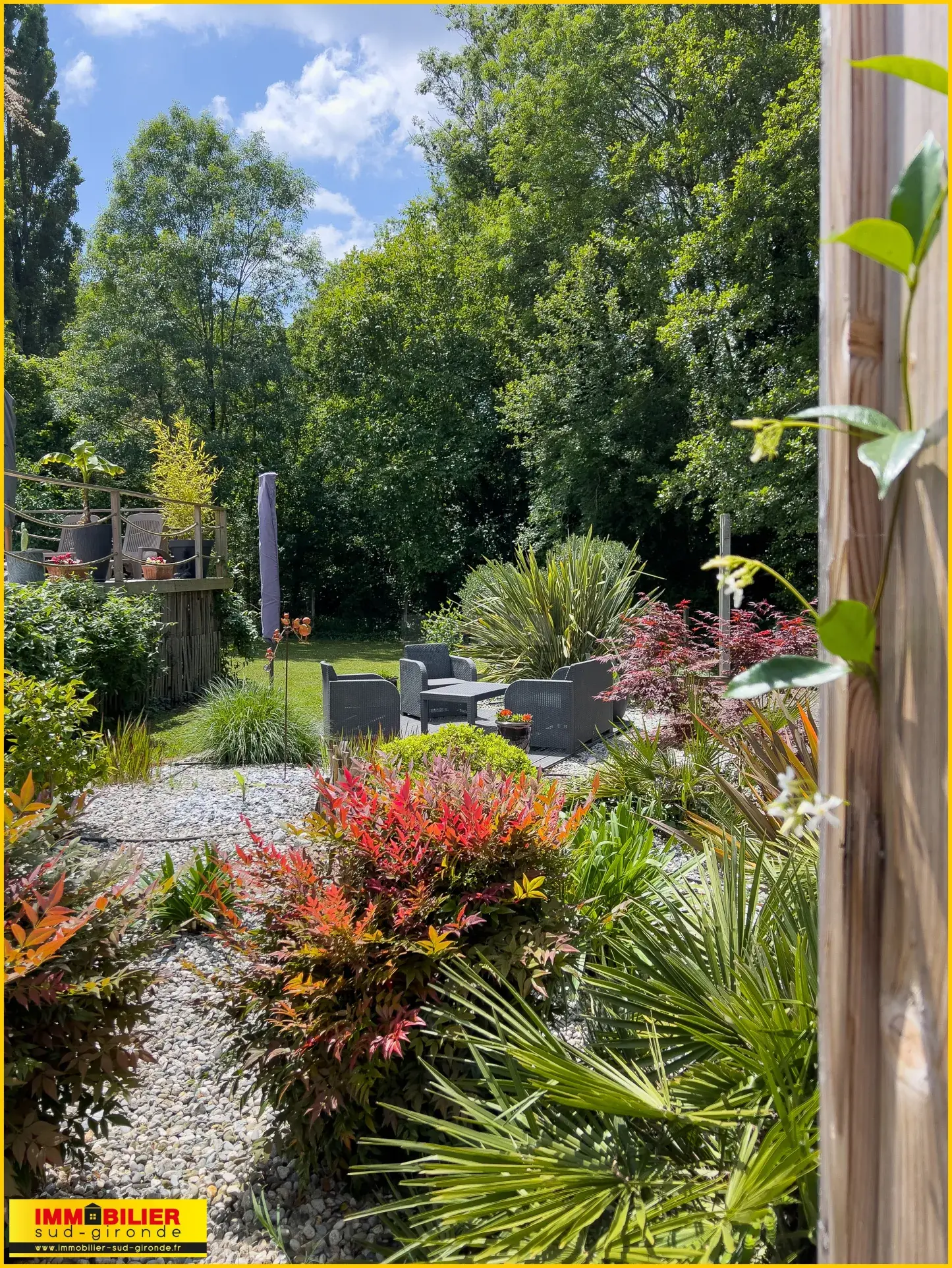 Maison à vendre à Barsac avec jardin, piscine et environnement paisible 