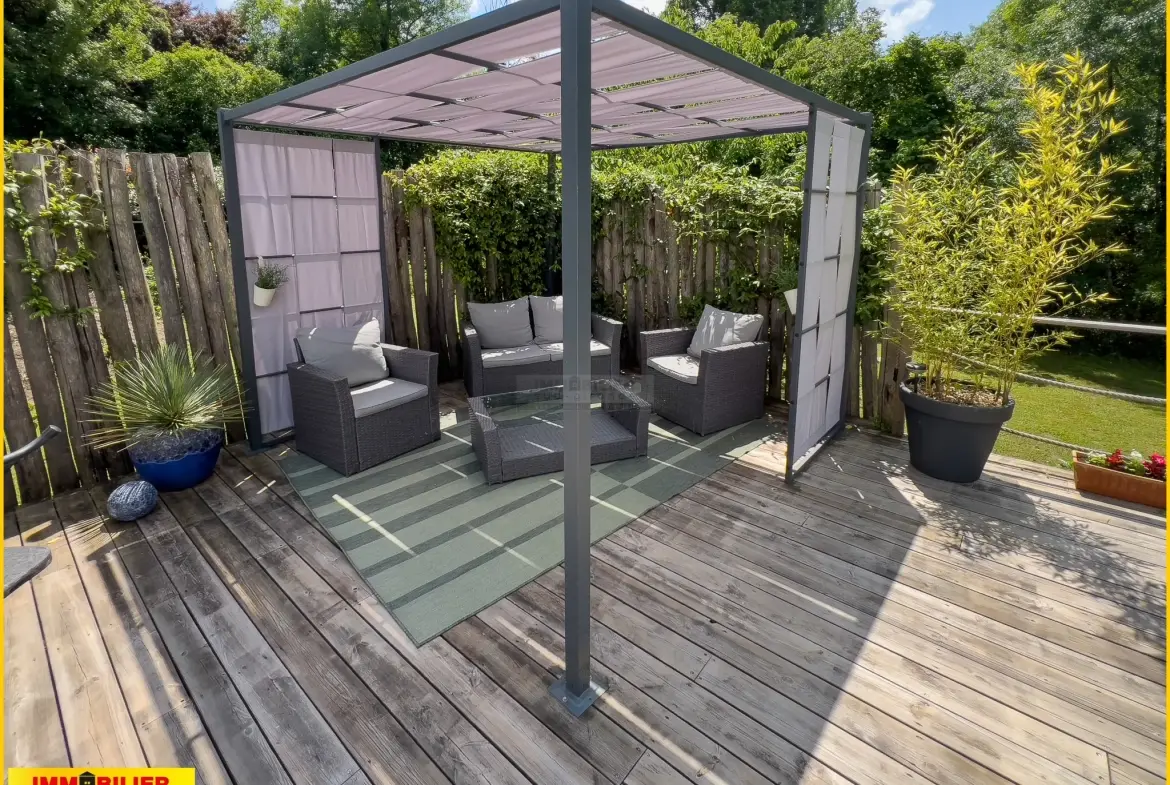Maison à vendre à Barsac avec jardin, piscine et environnement paisible 