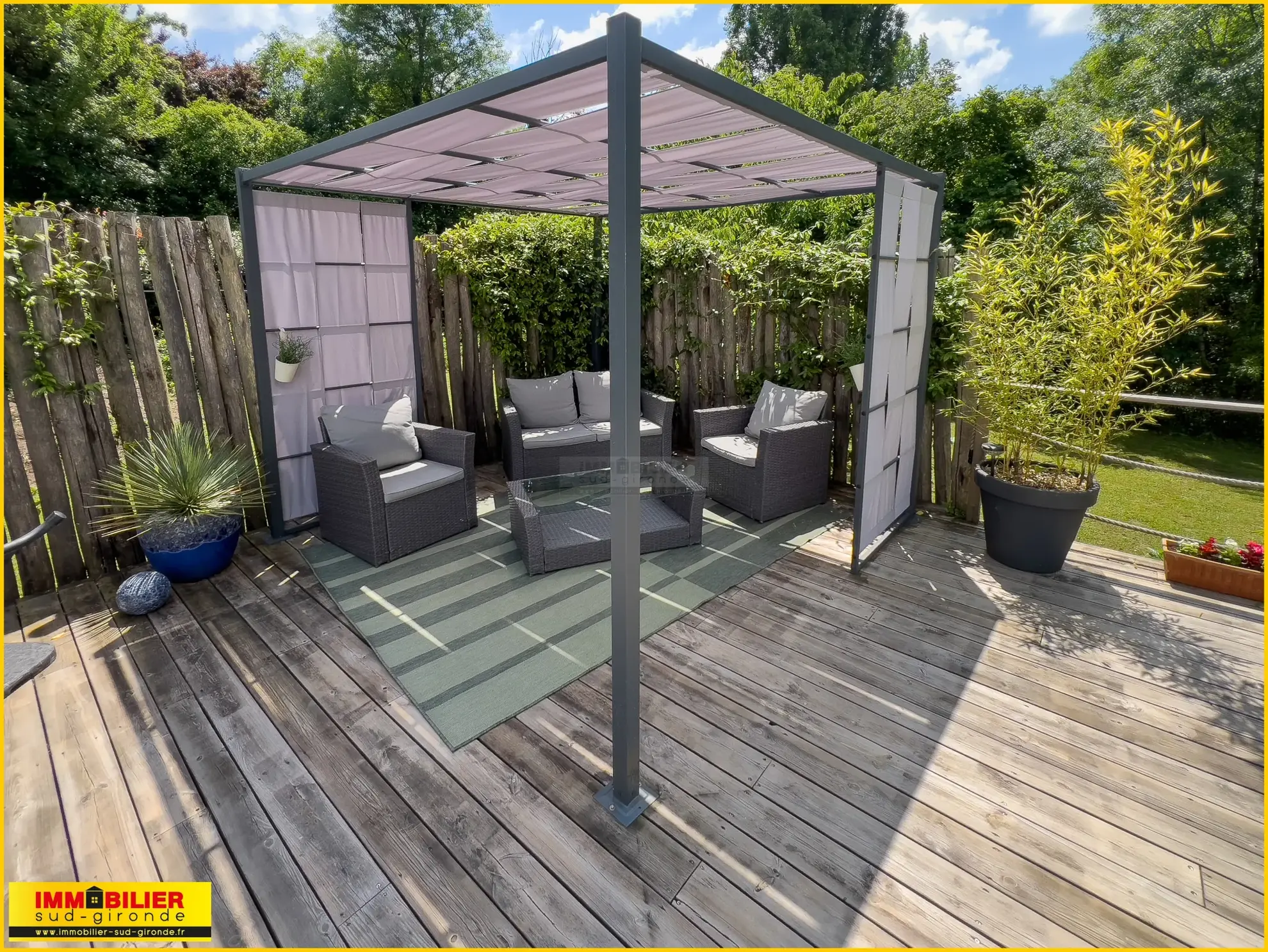 Maison à vendre à Barsac avec jardin, piscine et environnement paisible 
