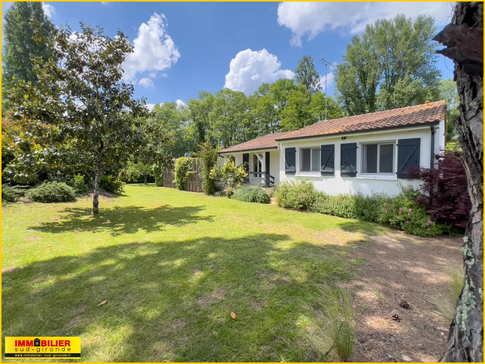 Maison à vendre à Barsac avec jardin, piscine et environnement paisible 