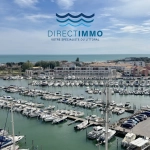 Studio cabine avec vue panoramique sur le port, la mer et les étangs à Carnon-Plage