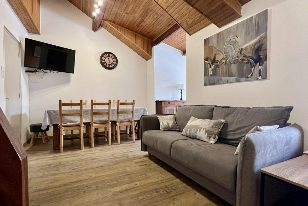 Charmant appartement duplex de 50,38 m² avec vue sur pistes à Les Deux Alpes 