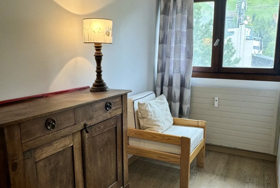 Charmant appartement duplex de 50,38 m² avec vue sur pistes à Les Deux Alpes 