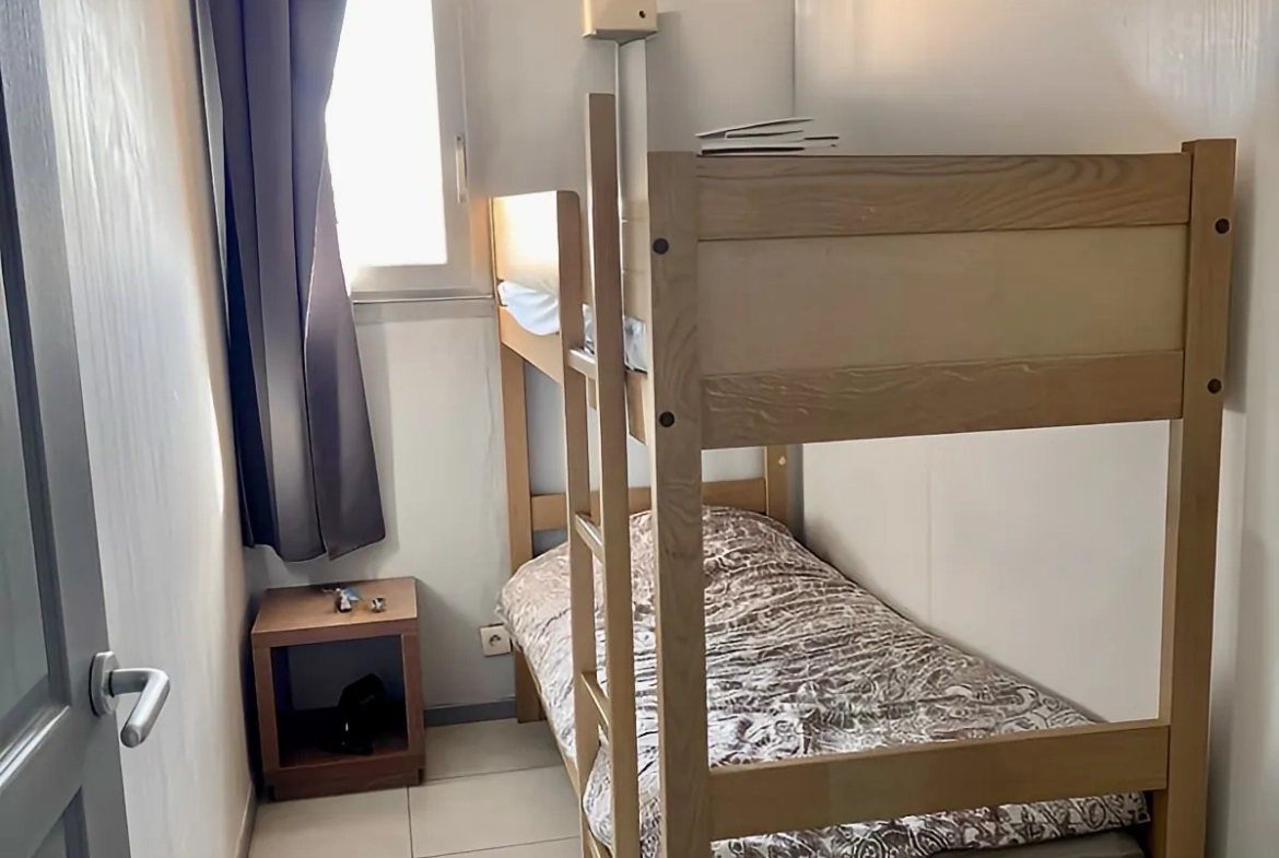 Appartement T3 de 40m² avec vue mer à Cannes La Bocca 