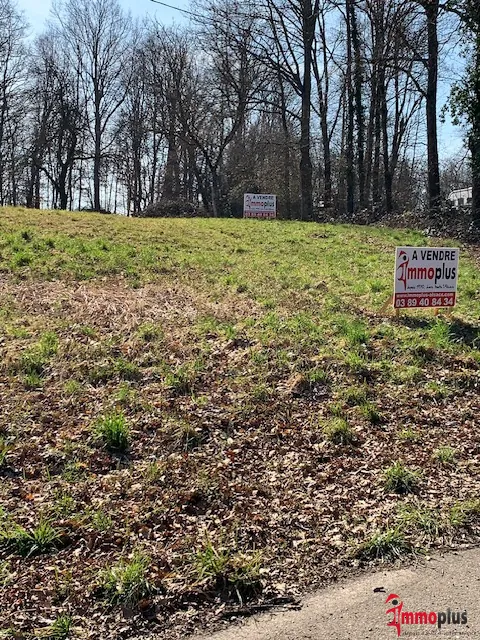Terrain constructible à Wuenheim de 1503 m², vue nature et emplacement calme 