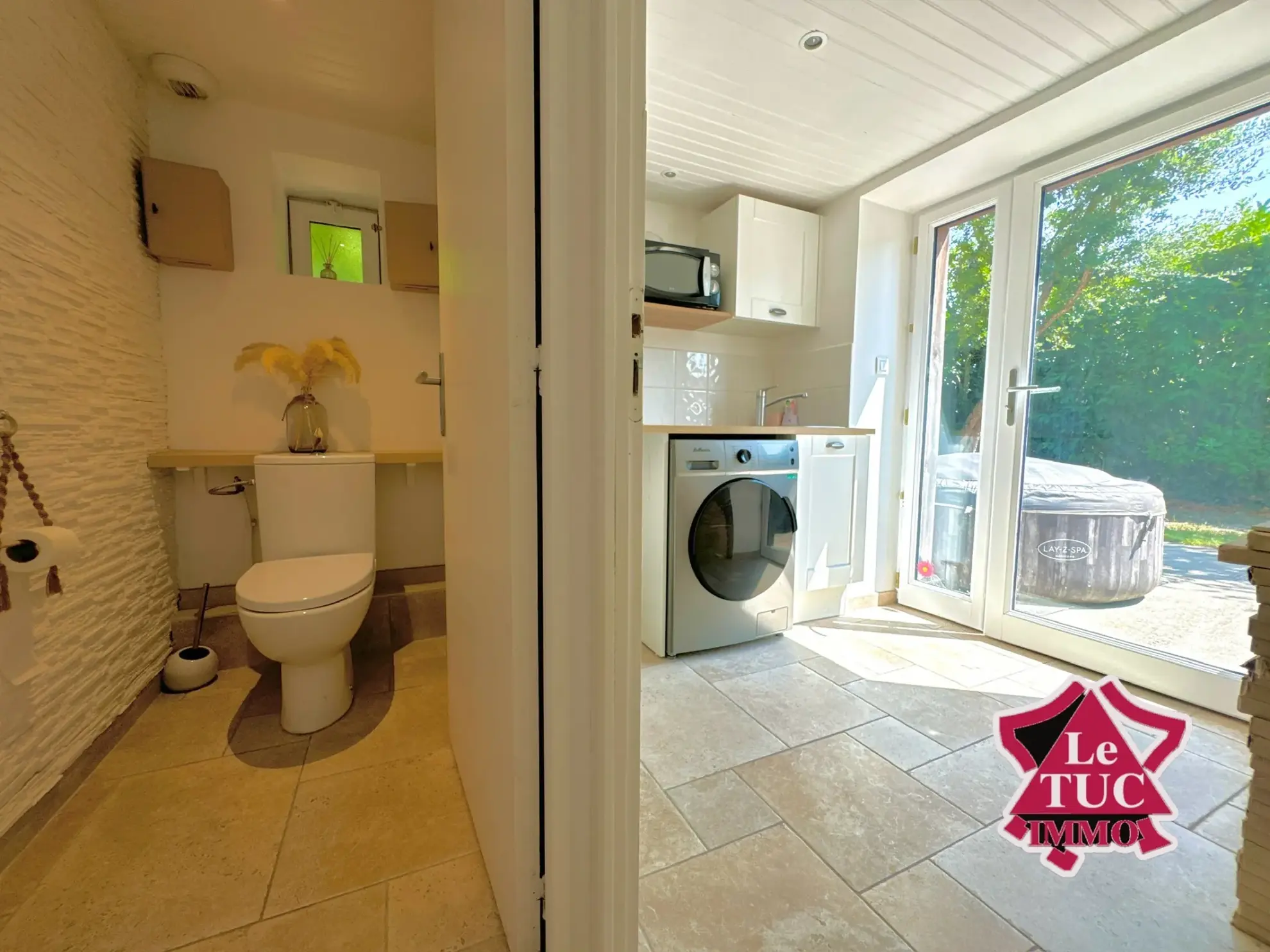 Grande maison rénovée avec 3 chambres, jardin et terrasse à Eysses, Villeneuve-sur-Lot 