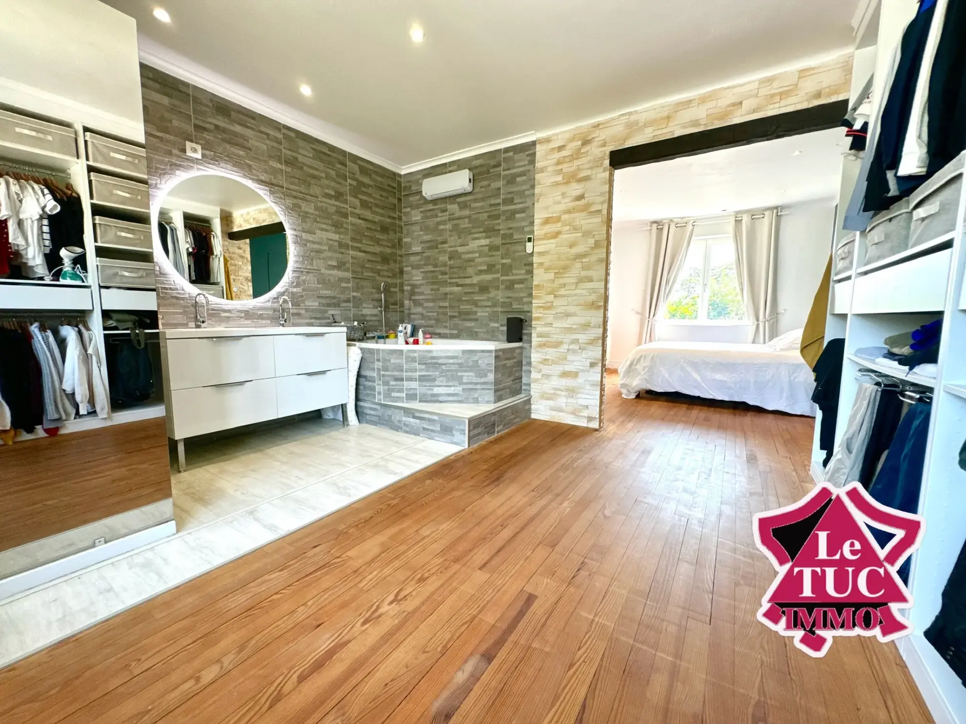 Grande maison rénovée avec 3 chambres, jardin et terrasse à Eysses, Villeneuve-sur-Lot 