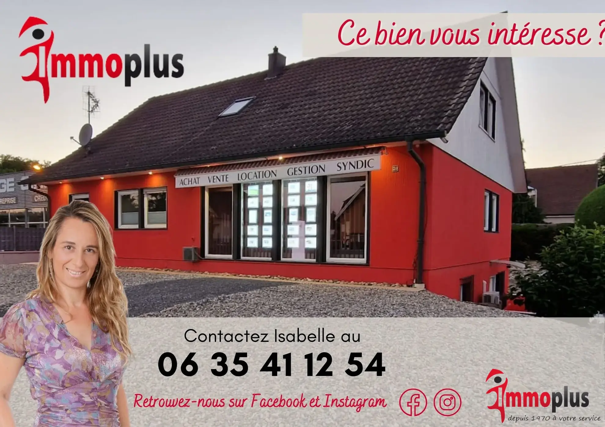 Investissement immobilier à Bartenheim : immeuble avec local commercial et appartement loués 
