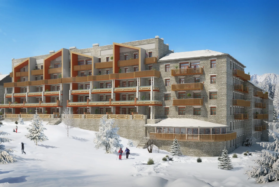 Appartement 2 pièces à Font-Romeu avec balcon, cave et stationnement 