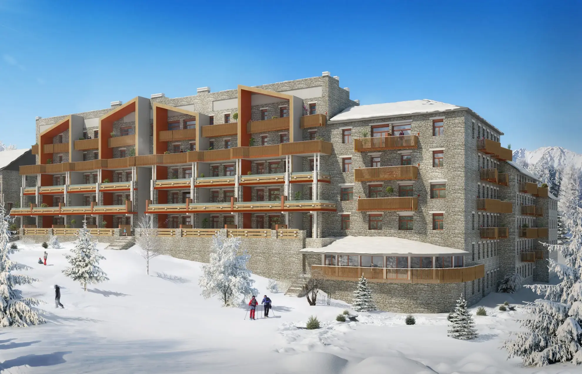 Appartement 2 pièces à Font-Romeu avec balcon, cave et stationnement 