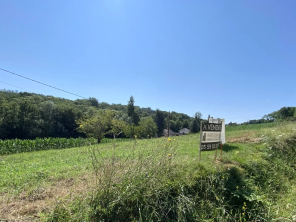 Terrain constructible à Monein - Quartier Coos - 1850 m²