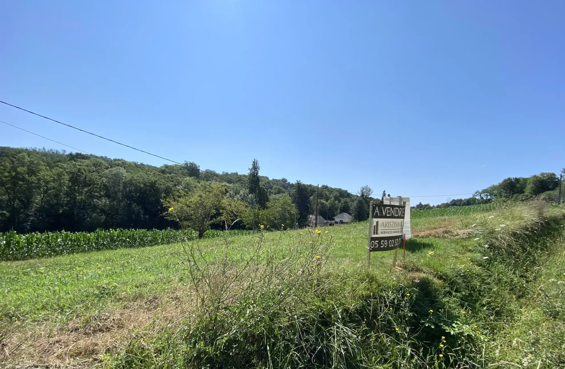 Terrain constructible à Monein - Quartier Coos - 1850 m² 