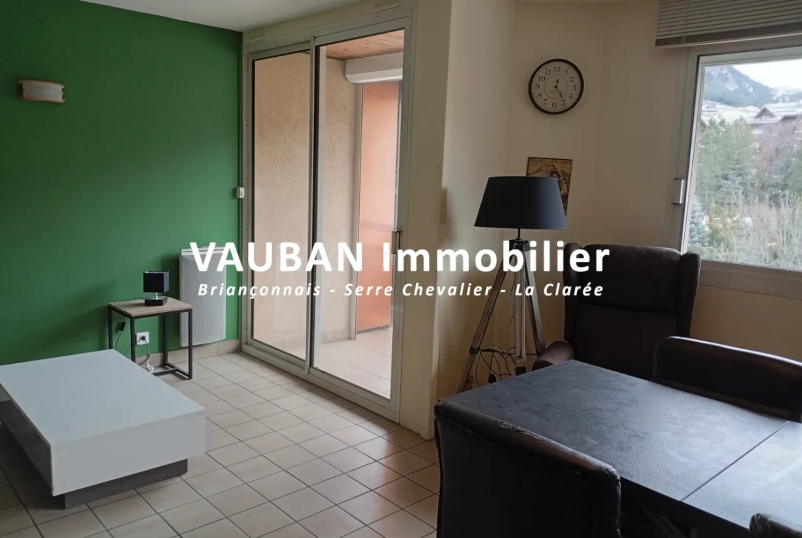 Appartement 1 bis avec cellier à vendre à Briançon, proche télécabine 