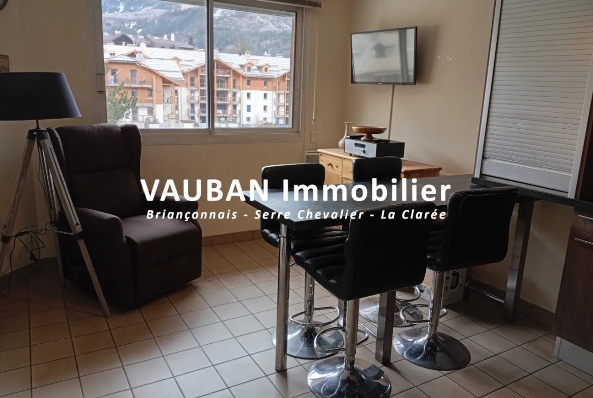 Appartement 1 bis avec cellier à vendre à Briançon, proche télécabine 
