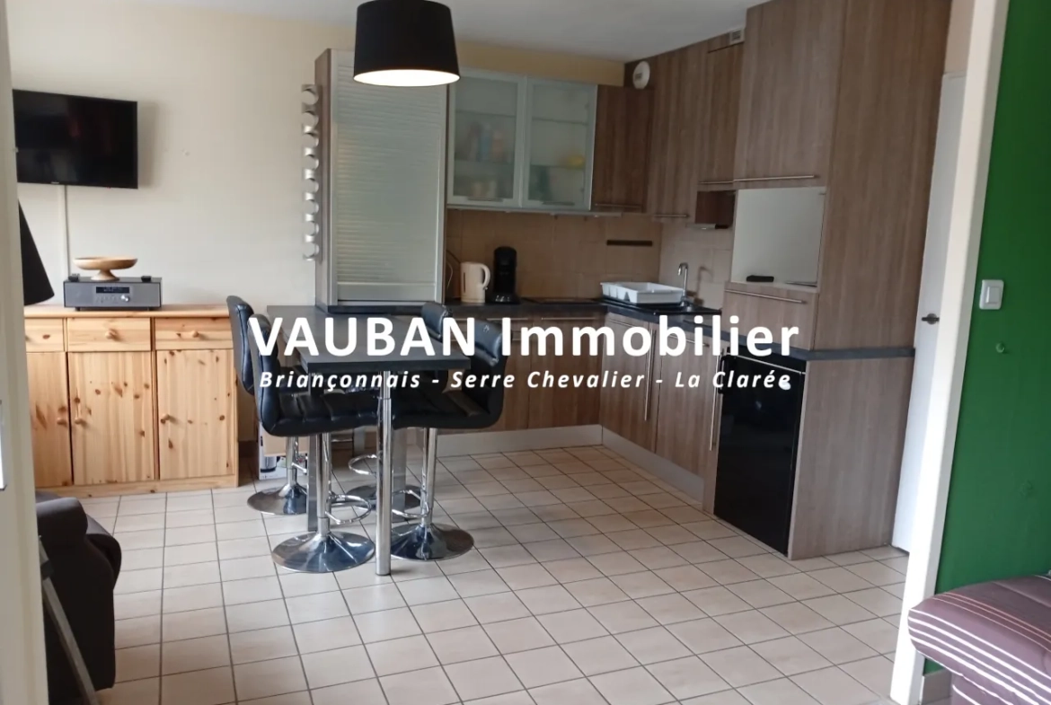 Appartement 1 bis avec cellier à vendre à Briançon, proche télécabine 