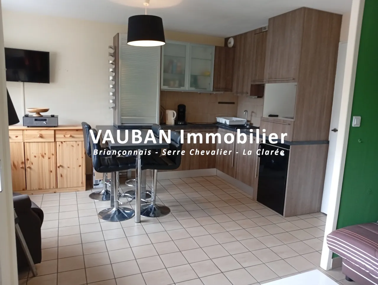 Appartement 1 bis avec cellier à vendre à Briançon, proche télécabine 
