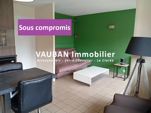 Appartement 1 bis avec cellier à vendre à Briançon, proche télécabine