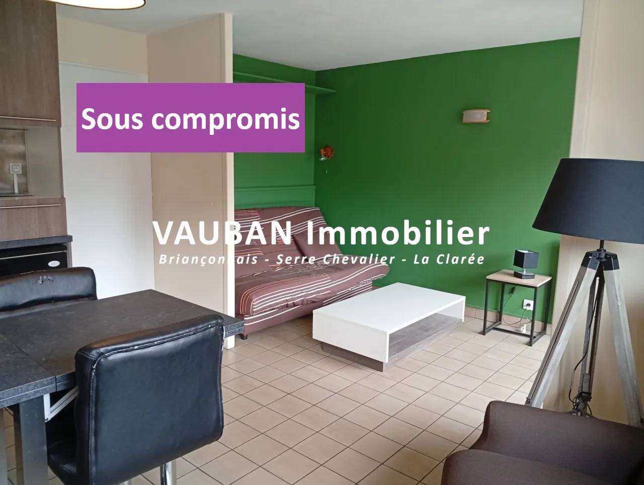 Appartement 1 bis avec cellier à vendre à Briançon, proche télécabine 
