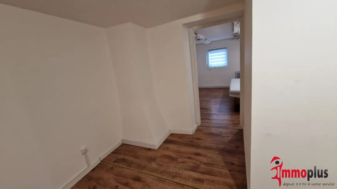 Maison mitoyenne à Hégenheim avec grand jardin et potentiel idéal investissement 