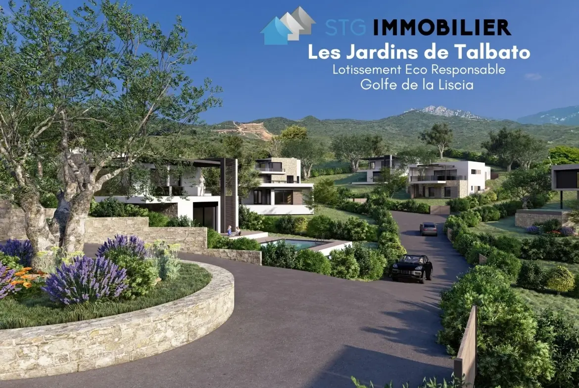 A vendre terrain constructible de 947 m2 à Casaglione, proche plage 