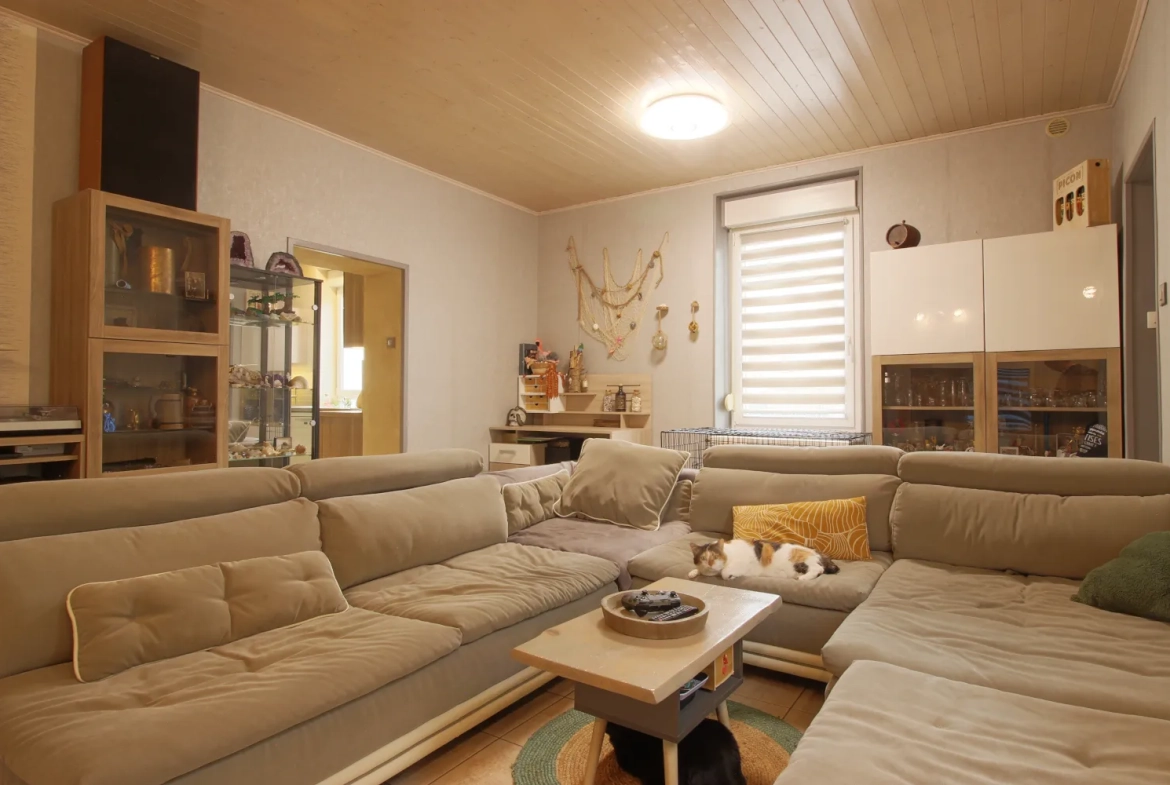 Maison à vendre de 125m² à Moutiers, proche autoroute A4 avec jardin et garage 