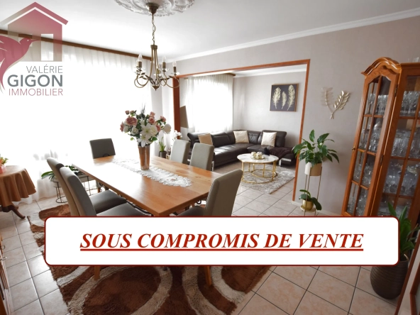 Superbe appartement F5 rénové avec balcon et garage à Montbéliard