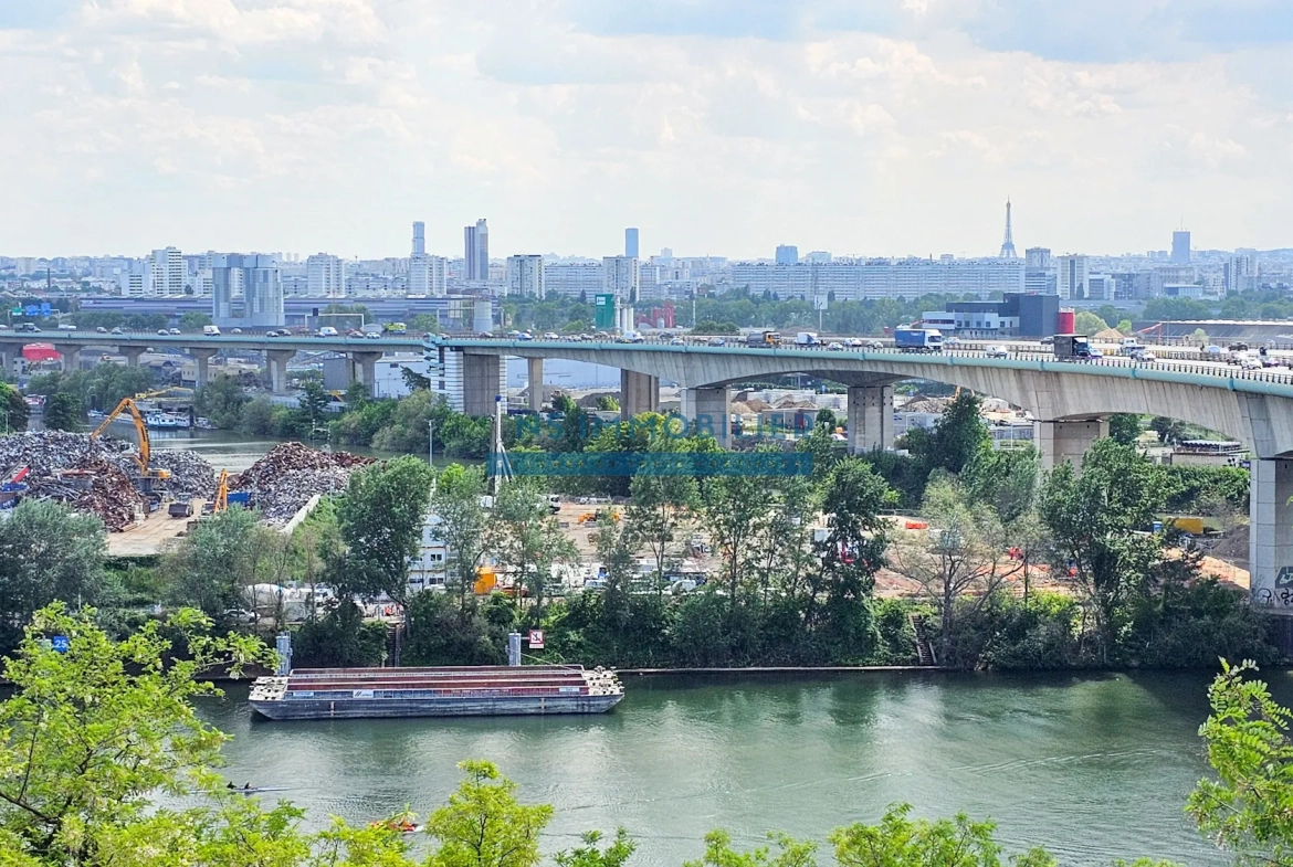 magnifique appartement F3 de 71m² avec loggia, cave et vue sur la Tour Eiffel à Argenteuil 