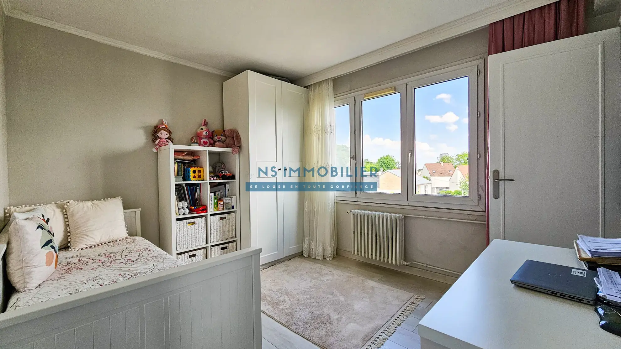 magnifique appartement F3 de 71m² avec loggia, cave et vue sur la Tour Eiffel à Argenteuil 