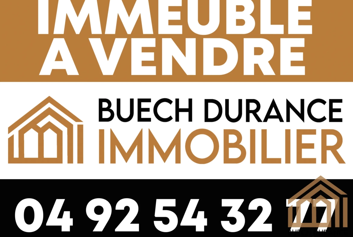 Immeuble à rénover à Laragne-Montéglin (05) – Opportunité d’investissement intéressante 