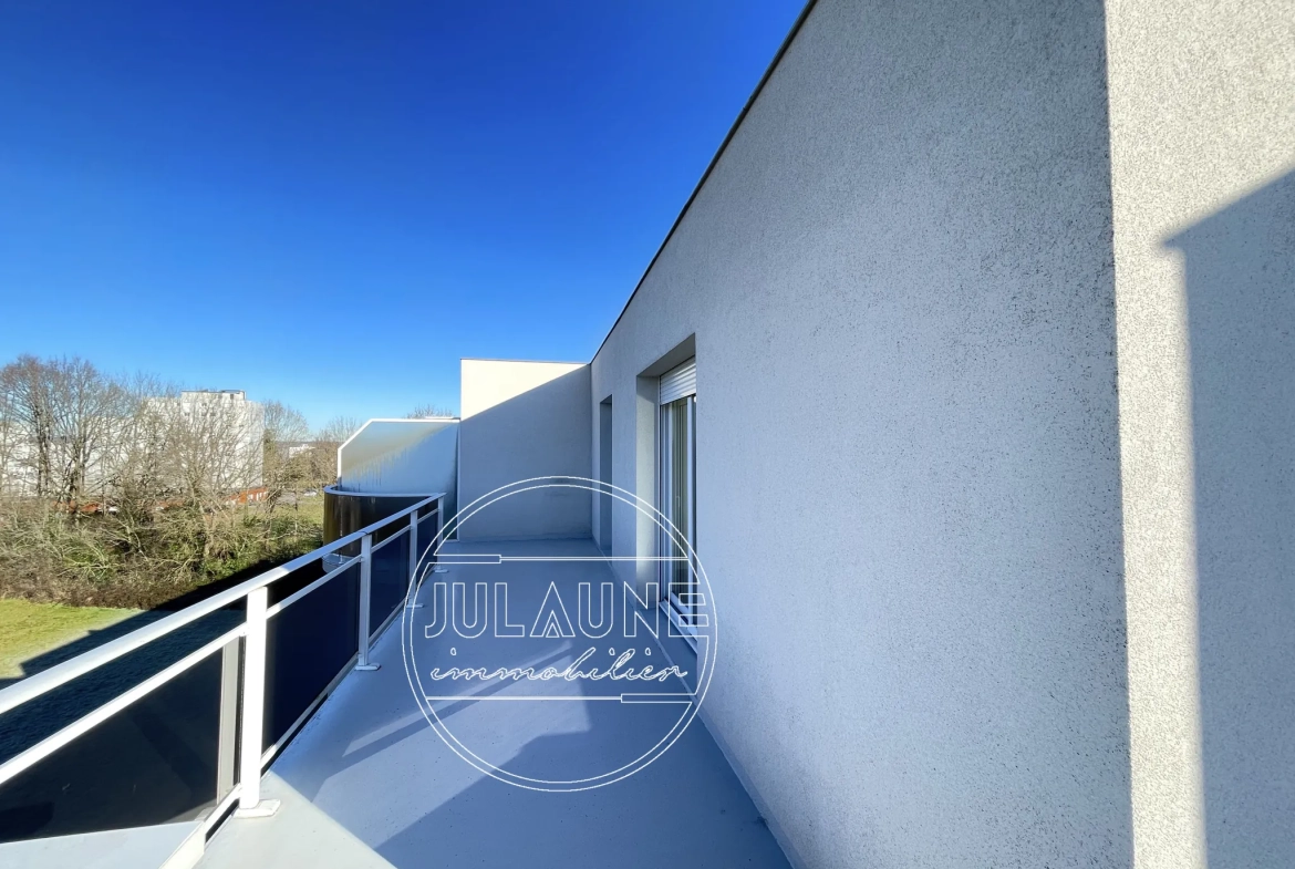 Appartement spacieux de 106 m² avec terrasse dans le quartier du Roussillon à Limoges 