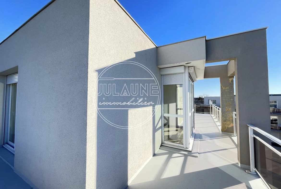 Appartement spacieux de 106 m² avec terrasse dans le quartier du Roussillon à Limoges 