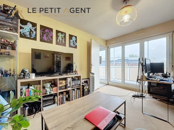 A vendre appartement T1 Bis au Bouscat, 36 m², proche tram D, balcon et parking