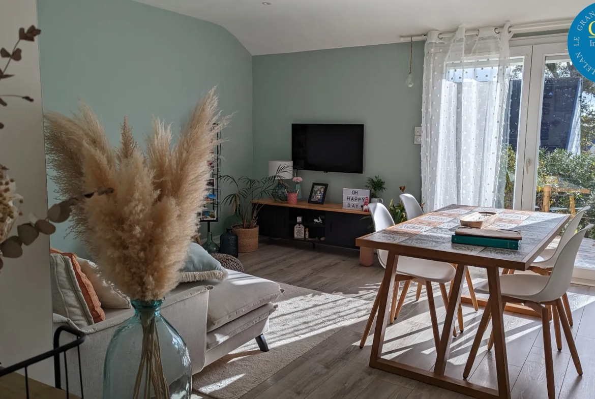 Maison de plain-pied à La Gacilly avec 2 chambres et terrasse 