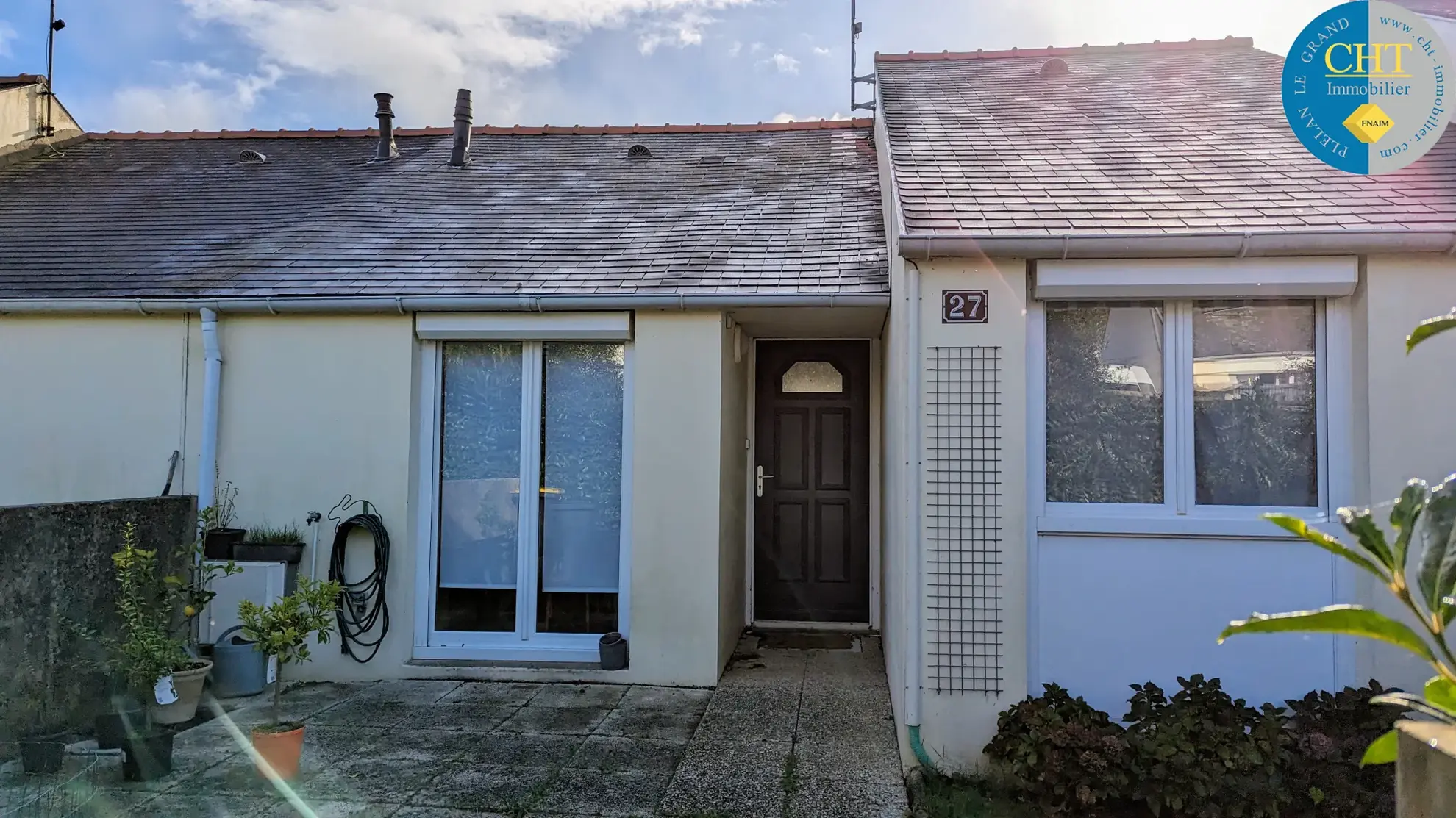 Maison de plain-pied à La Gacilly avec 2 chambres et terrasse 