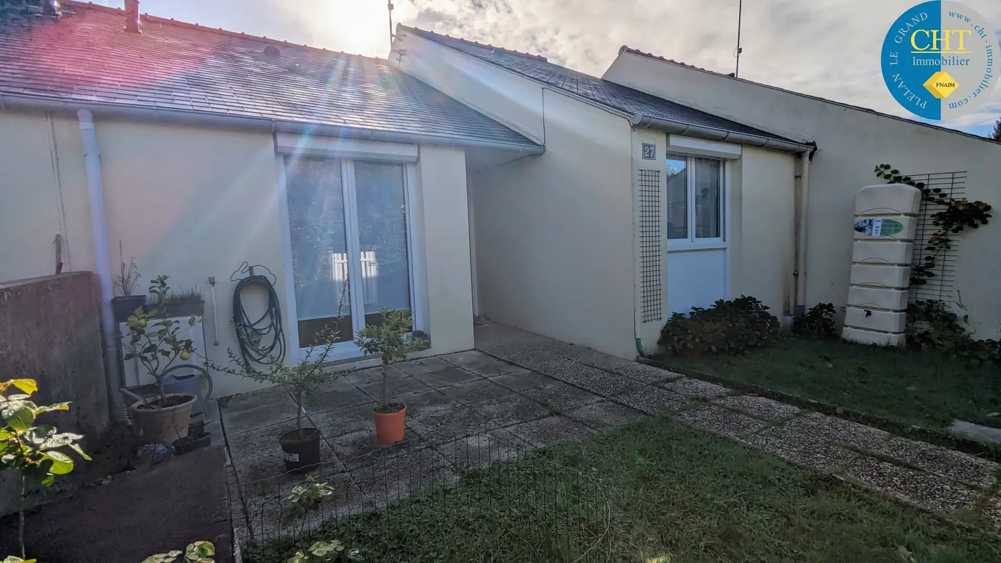 Maison de plain-pied à La Gacilly avec 2 chambres et terrasse 