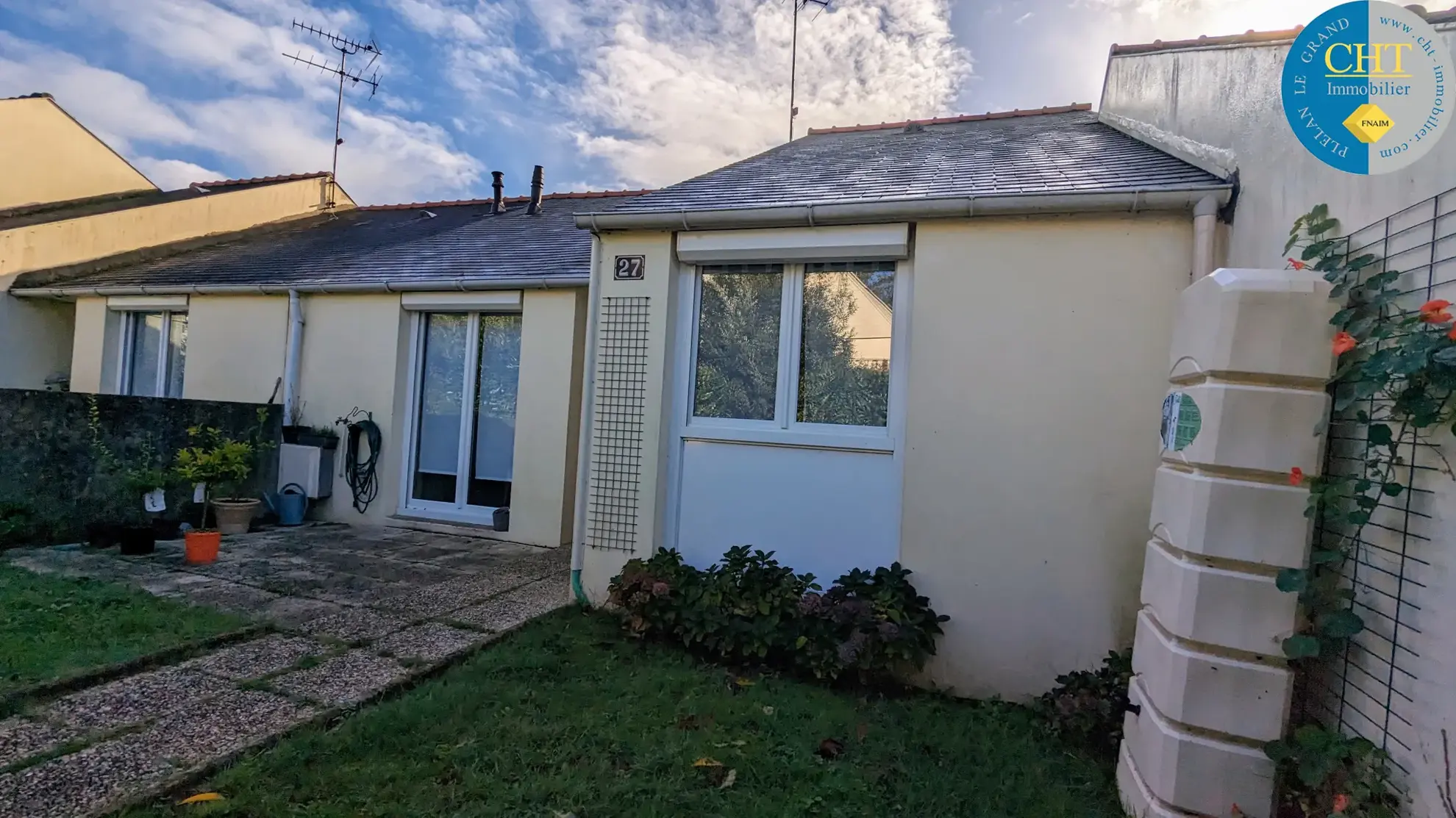 Maison de plain-pied à La Gacilly avec 2 chambres et terrasse 