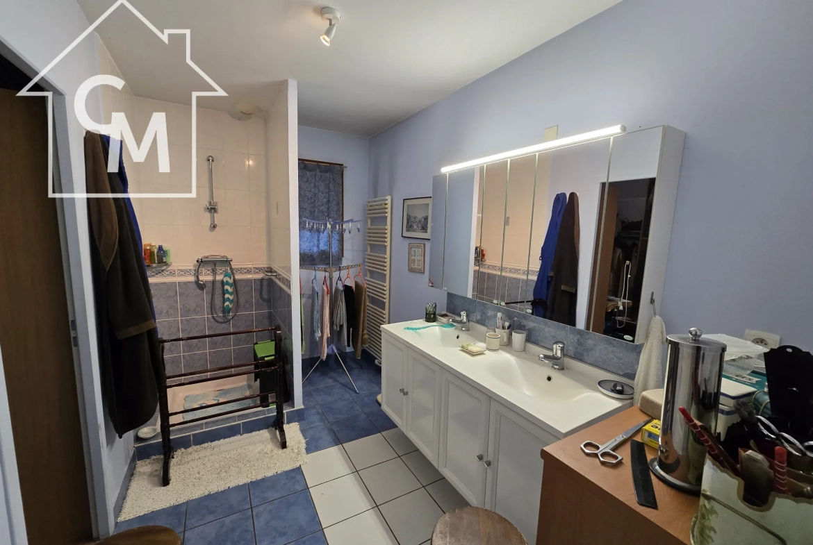 Maison à vendre à Nancay avec jardin clos de 1750 m², 3 chambres, garage et espace de vie spacieux 