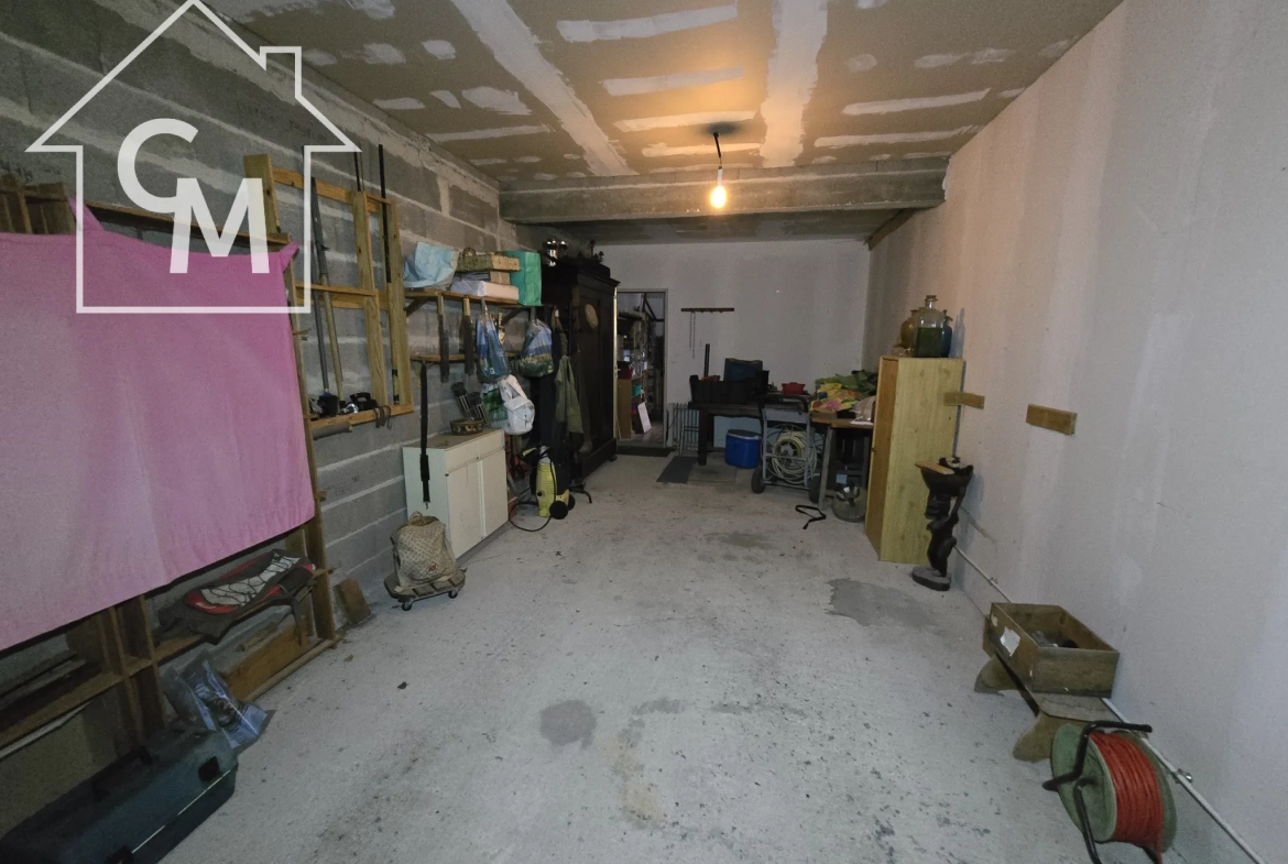 Maison à vendre à Nancay avec jardin clos de 1750 m², 3 chambres, garage et espace de vie spacieux 