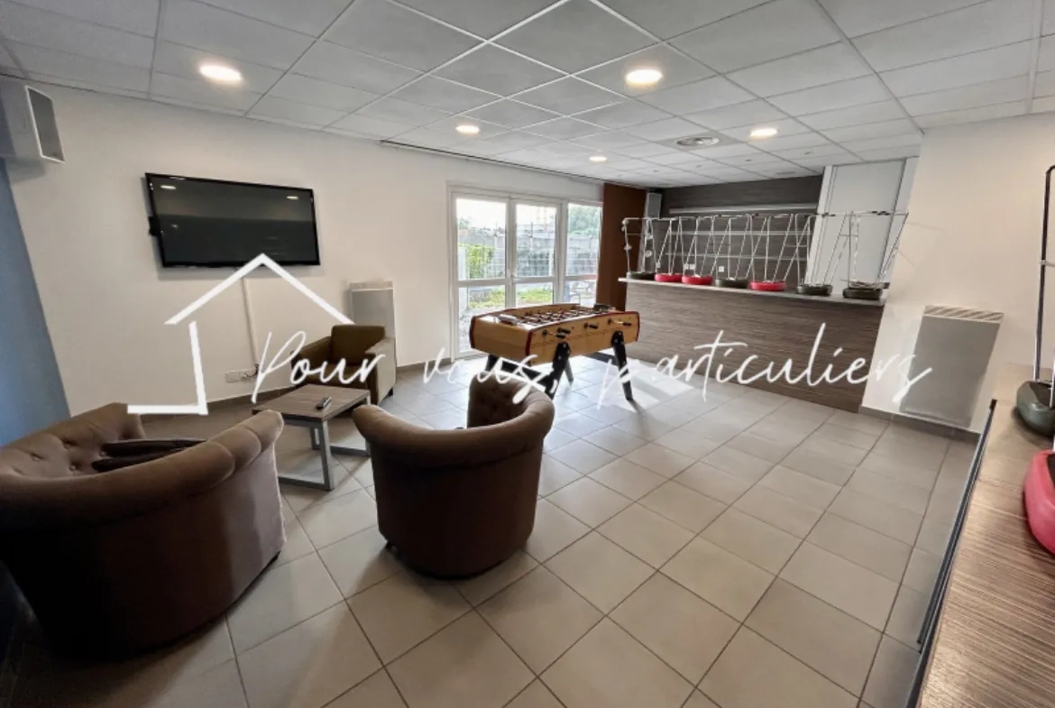 Studio meublé loué à Valenciennes - investissement locatif sécurisé 