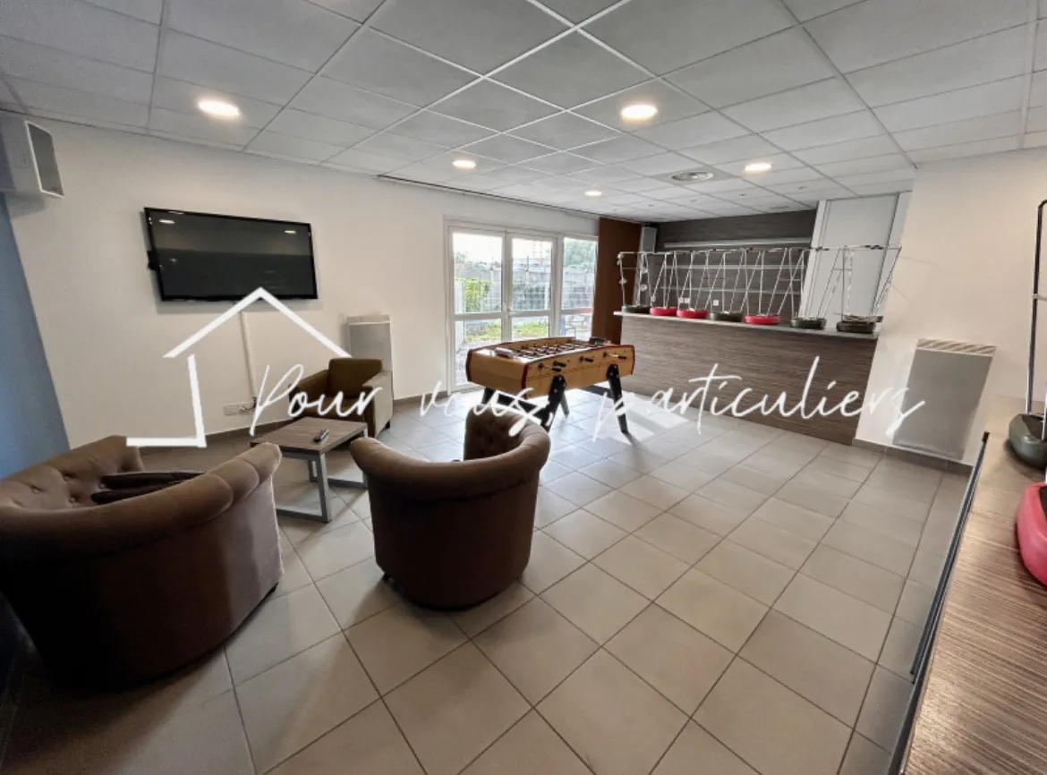 Studio meublé loué à Valenciennes - investissement locatif sécurisé 