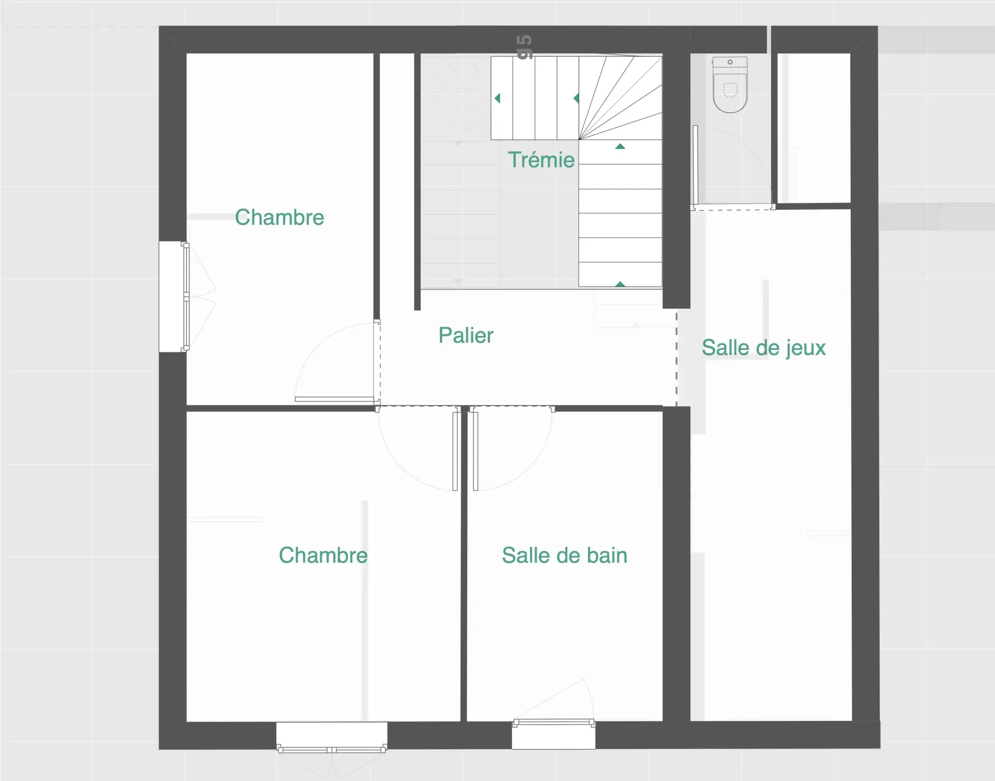 Maison lumineuse avec grand potentiel à Chatellerault, proche centre-ville 