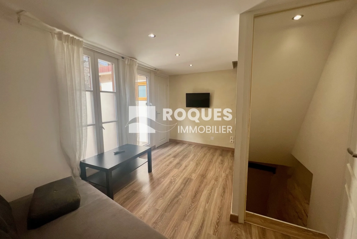 Maison de ville T2 à vendre à Millau avec terrasse et cave 