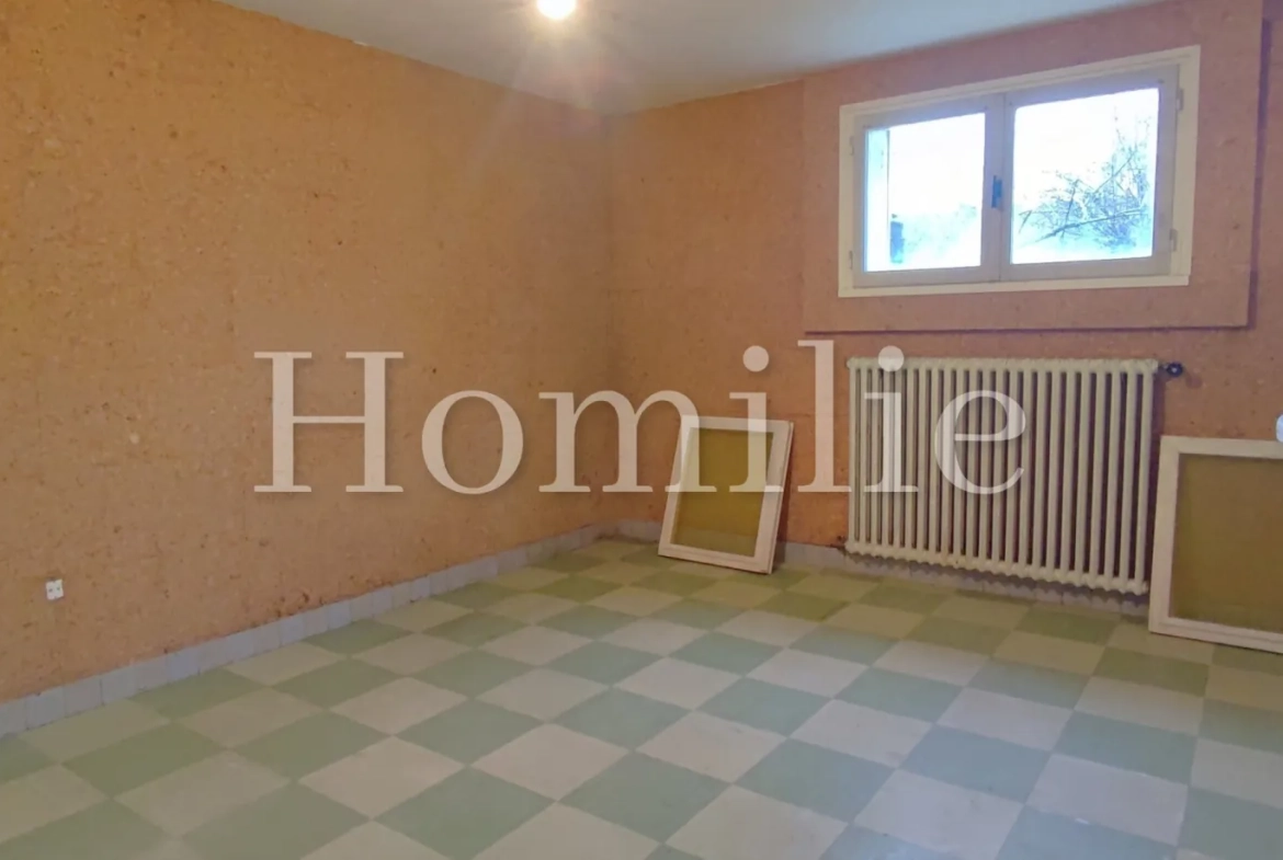 Belle maison de 114 m² avec sous-sol et terrain constructible à Monteaux 