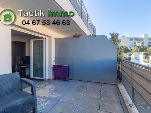 Appartement T1 avec terrasse à Balaruc-les-Bains – Idéal Investissement