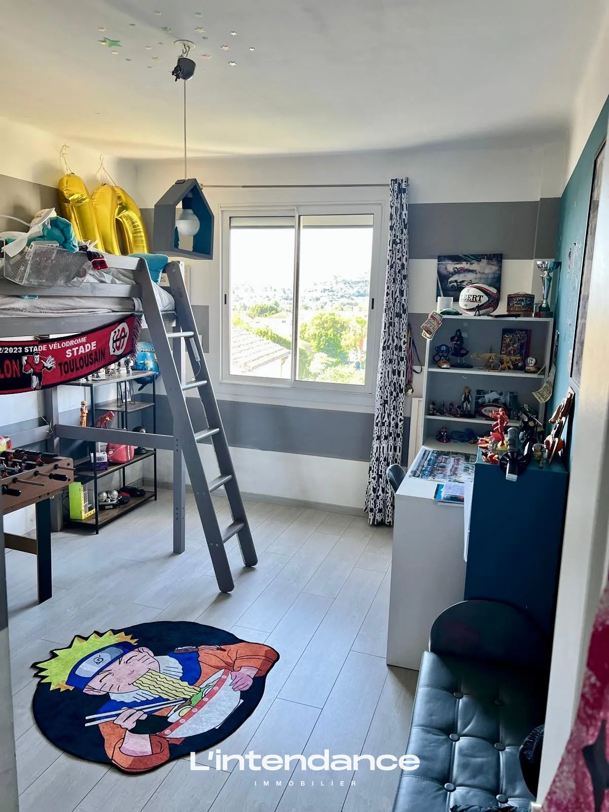 Appartement T4 avec vue mer à Hyères dans résidence sécurisée 