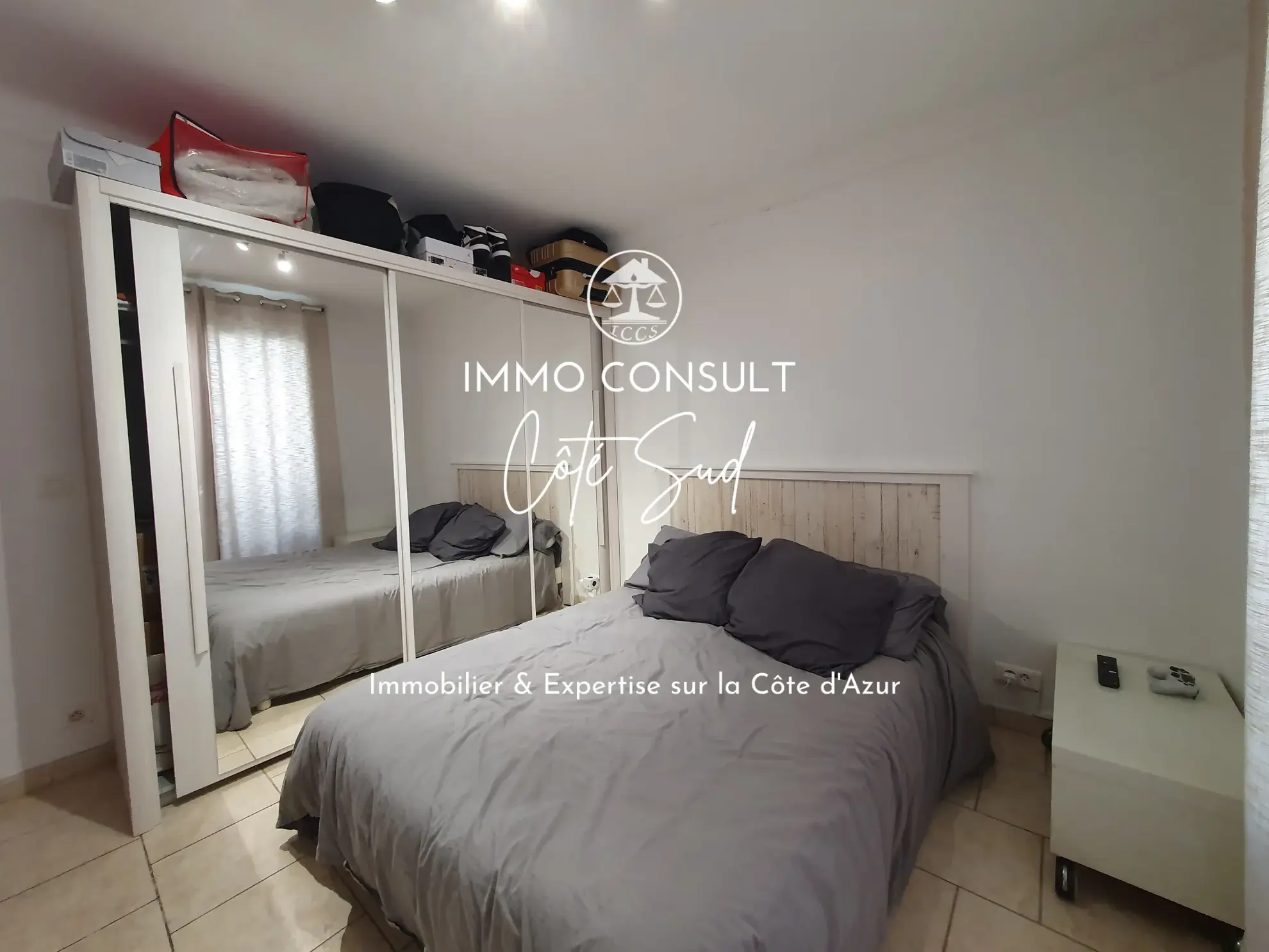Appartement 3 pièces à Nice Caucade avec balcon et loggia - Investissement locatif 